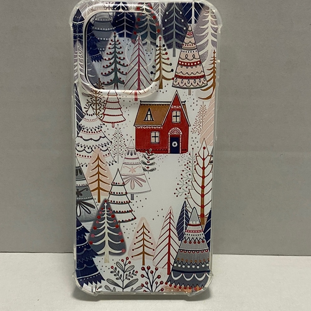Festive iPhone 14 Pro‎ Holiday Tree Phone Case NWT
